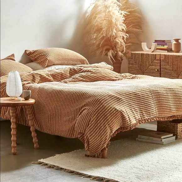 Urban Outfitters Derby Textured Jersey Duvet Cover - Picture 1 of 4
